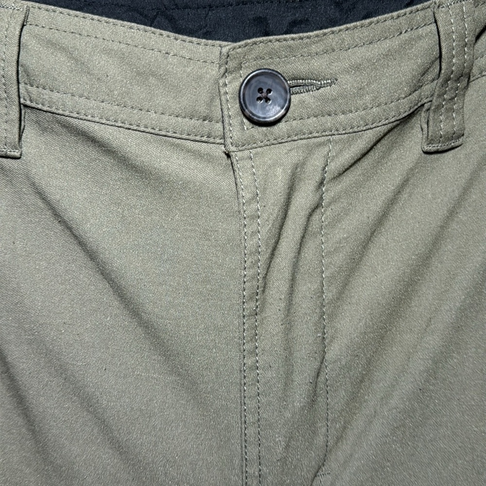 PrAna Men's Alameda Performance Lightweight Shorts Slate Green size 38W x 9L - Picture 4 of 9